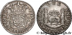 MEXICO - FILIP V OF SPAIN 2 Reales 1745 Mexico