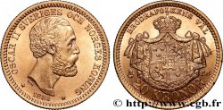 SWEDEN - KINGDOM OF SWEDEN - OSCAR II 20 kronor  1886 Stockholm