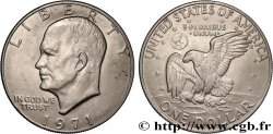 UNITED STATES OF AMERICA 1 Dollar Eisenhower / aigle posé sur la Lune 1971 Philadelphie