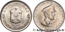 PHILIPPINES 50 Centavos Douglas McArthur 1947 San Francisco