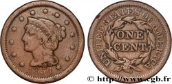 UNITED STATES OF AMERICA 1 Cent Liberté “Braided Hair” 1854 Philadelphie