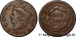 UNITED STATES OF AMERICA 1 Cent “Matron Head” 1816 Philadelphie