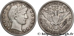 UNITED STATES OF AMERICA 1/4 Dollar Barber 1916 Philadelphie