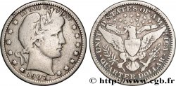 ÉTATS-UNIS D AMÉRIQUE 1/4 Dollar Barber 1907 Philadelphie