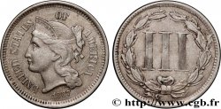 VEREINIGTE STAATEN VON AMERIKA 3 Cents 1867 Philadelphie