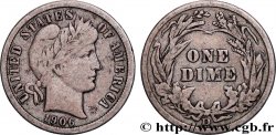 UNITED STATES OF AMERICA 1 Dime Barber 1906 Denver