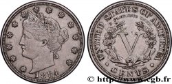 ESTADOS UNIDOS DE AMÉRICA 5 Cents “Liberté” 1884 Philadelphie