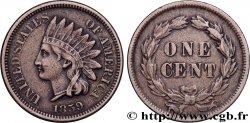 ESTADOS UNIDOS DE AMÉRICA 1 Cent tête d’indien 1859 Philadelphie