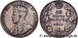 CANADA 50 Cents Georges V 1918 