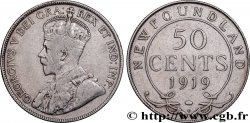 TERRE-NEUVE 50 Cents Georges V 1919 Ottawa