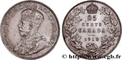 CANADá
 25 Cents Georges V 1918 