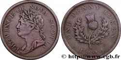 CANADA - NUOVA SCOZIA 1 Penny Token Nouvelle-Écosse Guillaume IV 1824 