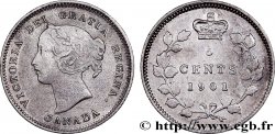 CANADA 5 Cents Victoria 1901 Londres