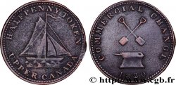 CANADA 1/2 Penny Upper Canada - Commercial Change 1820 