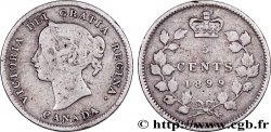 CANADá
 5 Cents Victoria 1899 