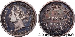 CANADA 10 Cents Victoria 1871 