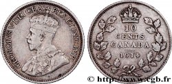 CANADá
 10 Cents Georges V 1914 