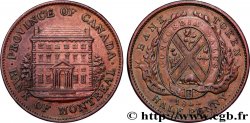 CANADA 1/2 Penny Province du Bas Canada Banque de Montréal 1844 