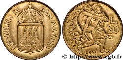 SAN MARINO 20 Lire 1973 Rome - R