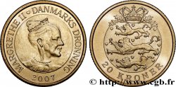 DINAMARCA 20 Kroner Margrethe II 2007 Copenghague