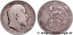 ROYAUME-UNI 1 Shilling Edouard VII 1907 