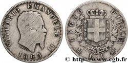 ITALIA 1 Lire Victor Emmanuel II 1863 Milan