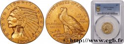 UNITED STATES OF AMERICA 5 Dollars or &nbsp;Indian Head&nbsp; 1908 Philadelphie