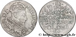 POLOGNE - ROYAUME DE POLOGNE - SIGISMOND III VASA Trois groschen ou trojak koronny 1621 Cracovie
