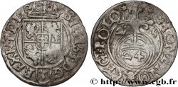 POLONIA - SIGISMUNDO III VASA 1 Półtorak / 3 Polker / 1/24 Thaler Sigismond III Vasa 1624 Cracovie BC+ 