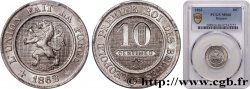 BELGIUM 10 Centimes lion 1862 