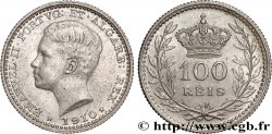 PORTUGAL 100 Reis Emmanuel II 1910 