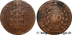 PORTUGAL 1 Pataco (40 Réis) Marie II 1834 