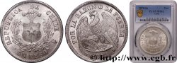 CHILI 1 Peso condor 1876 Santiago - S°