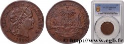 HAÏTI 1 Centime an 78 emblème “Liberté créole” 1881 Paris