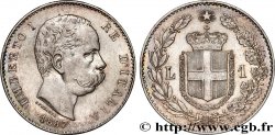 ITALY 1 Lire Humbert Ier 1887 Milan