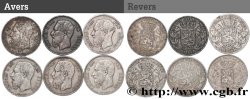 SILVER INVESTMENT Lot de 6 écus de 5 Francs Union Latine n.d. 