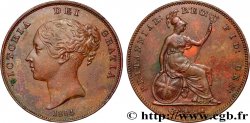 UNITED KINGDOM 1 Penny Victoria “tête jeune” 1854 