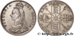 UNITED KINGDOM Double Florin Victoria 1890 Londres