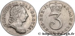 VEREINIGTEN KÖNIGREICH 3 Pence Georges III 1762 