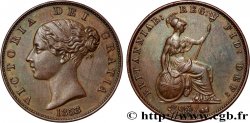 ROYAUME-UNI 1/2 Penny Victoria “tête jeune” 1858 