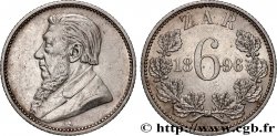 AFRIQUE DU SUD 6 Pence Kruger 1896 