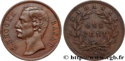 SARAWAK 1 Cent Sarawak Rajah J. Brooke 1870 