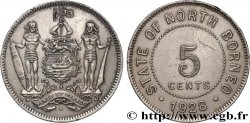 MALAISIE et BORNEO BRITANNIQUE 5 Cents State of North Borneo 1928 Heaton