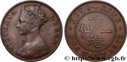 HONG KONG 1 Cent Victoria 1875 