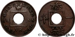 HONG KONG 1 Mil 1866 