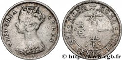 HONG KONG 10 Cents Victoria 1900 Heaton