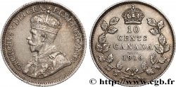 CANADA 10 Cents Georges V 1916 