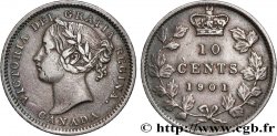 CANADA 10 Cents Victoria 1901 