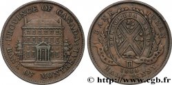 CANADá
 1/2 Penny Province du Bas Canada Banque de Montréal 1844 