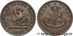 CANADá
 1 Penny token Bank of Upper Canada 1857 Heaton